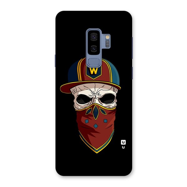 Cool Skull Mask Cap Back Case for Galaxy S9 Plus