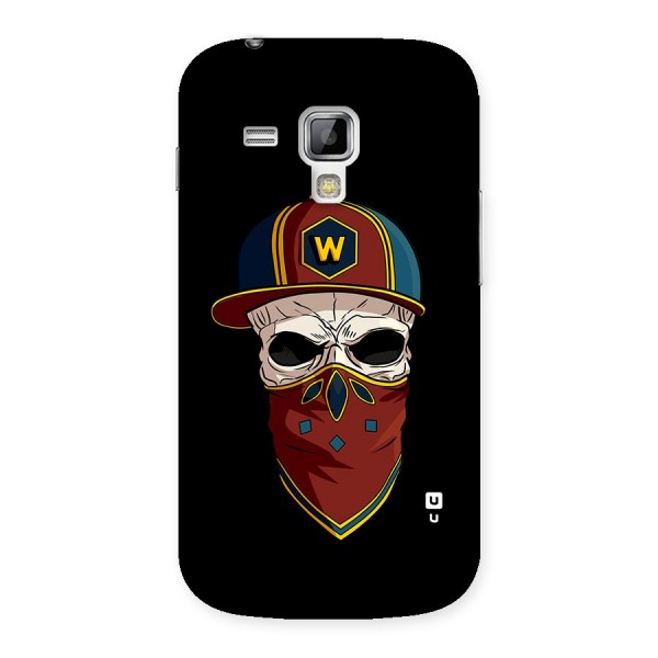 Cool Skull Mask Cap Back Case for Galaxy S Duos