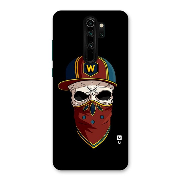 Cool Skull Mask Cap Back Case for Redmi Note 8 Pro