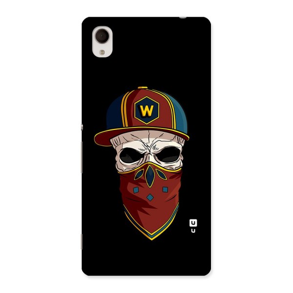Cool Skull Mask Cap Back Case for Sony Xperia M4