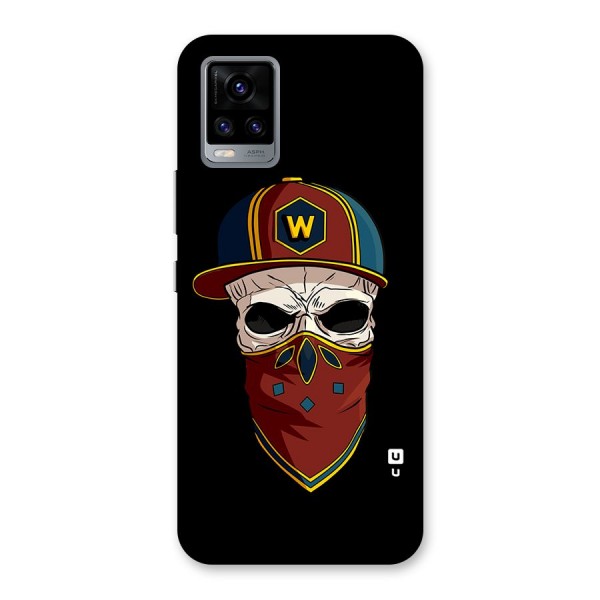 Cool Skull Mask Cap Back Case for Vivo V20