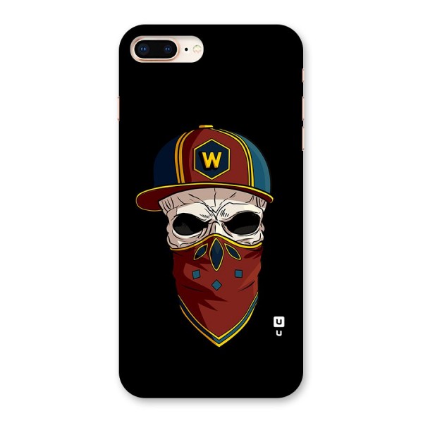 Cool Skull Mask Cap Back Case for iPhone 8 Plus