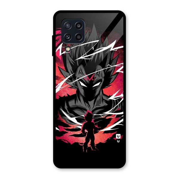 Cool Vegeta Glass Back Case for Galaxy M32