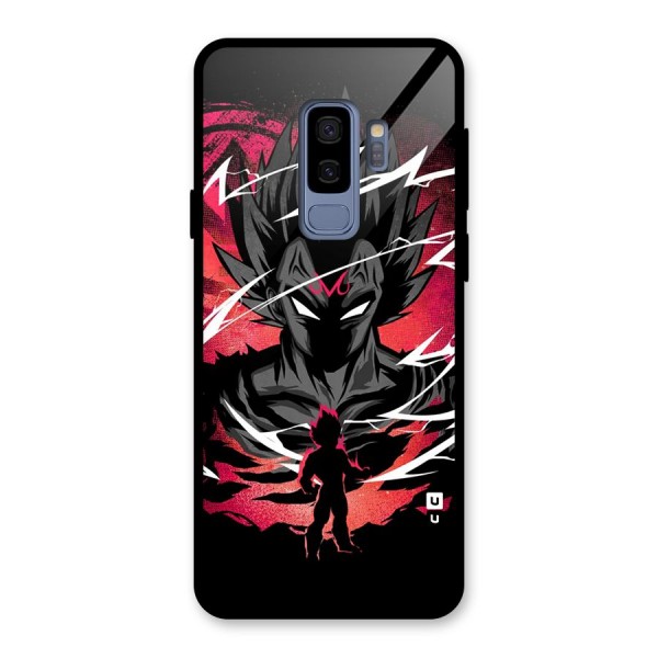 Cool Vegeta Glass Back Case for Galaxy S9 Plus