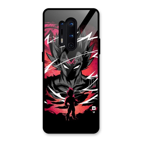 Cool Vegeta Glass Back Case for OnePlus 8 Pro