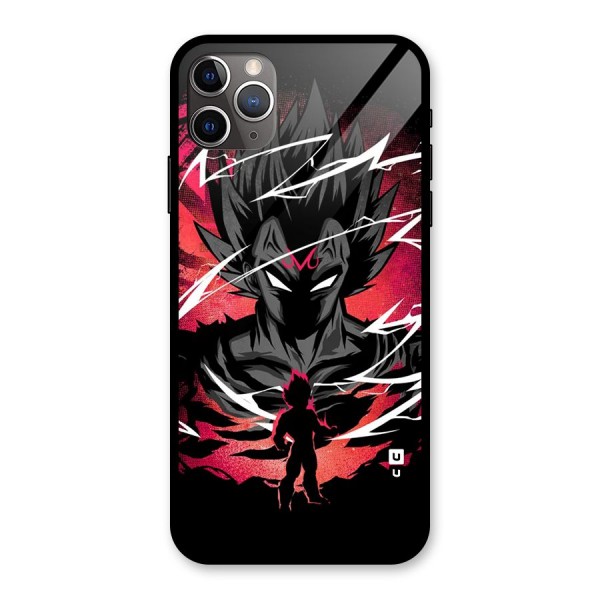 Cool Vegeta Glass Back Case for iPhone 11 Pro Max