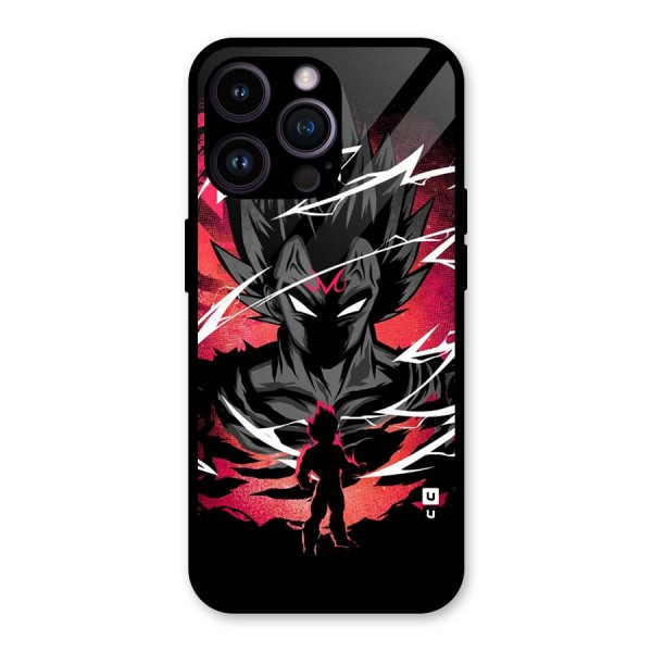 Cool Vegeta Glass Back Case for iPhone 14 Pro Max