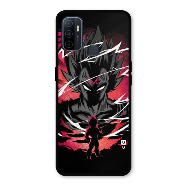 Cool Vegeta Metal Back Case for Oppo A53