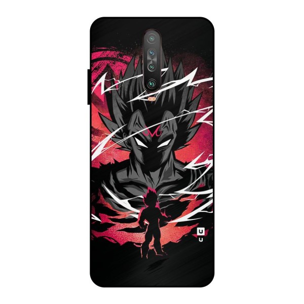 Cool Vegeta Metal Back Case for Poco X2