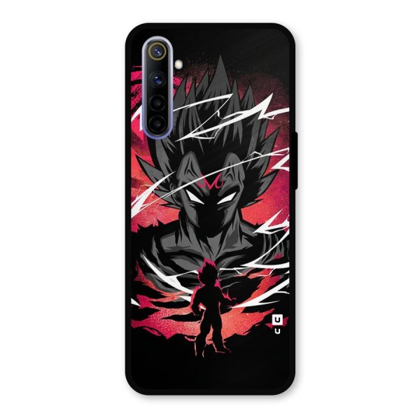 Cool Vegeta Metal Back Case for Realme 6i