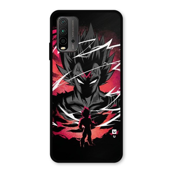 Cool Vegeta Metal Back Case for Redmi 9 Power