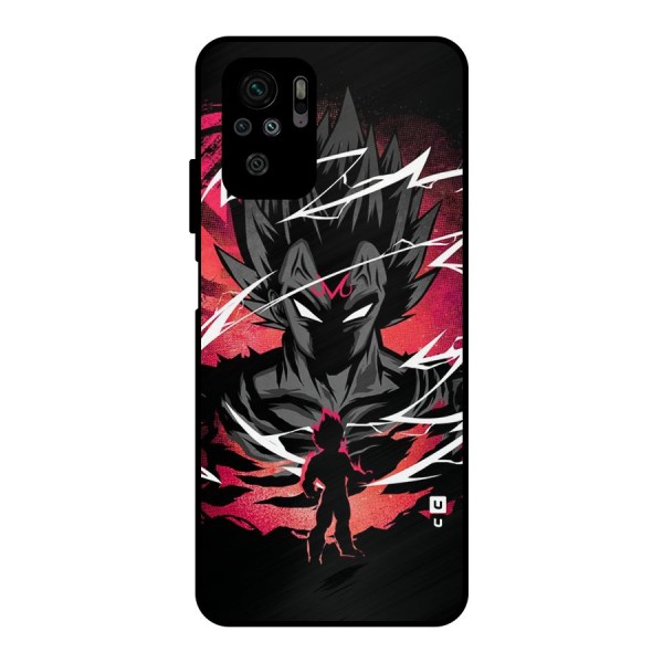 Cool Vegeta Metal Back Case for Redmi Note 10S