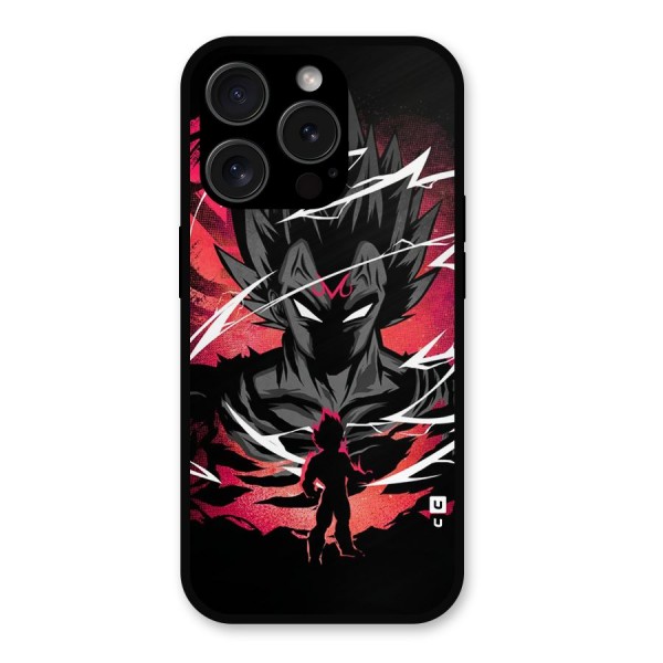 Cool Vegeta Metal Back Case for iPhone 15 Pro