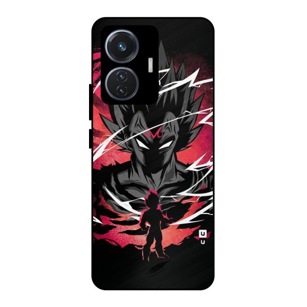 Cool Vegeta Metal Back Case for iQOO Z6 44W