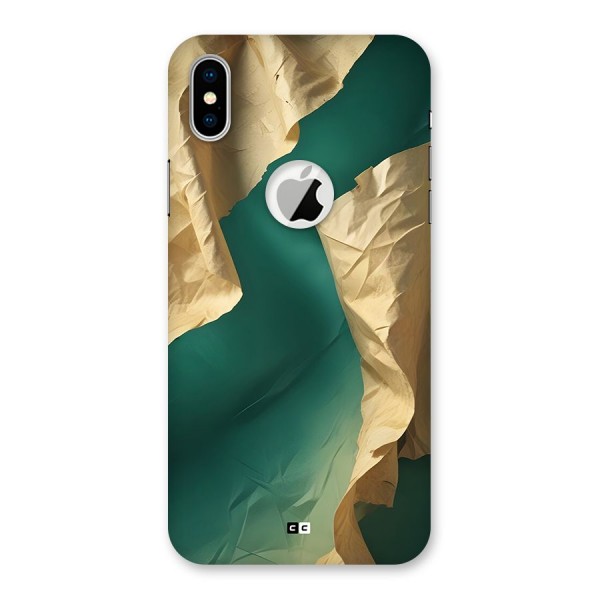 Cool Vintage Paper Back Case for iPhone XS Logo Cut
