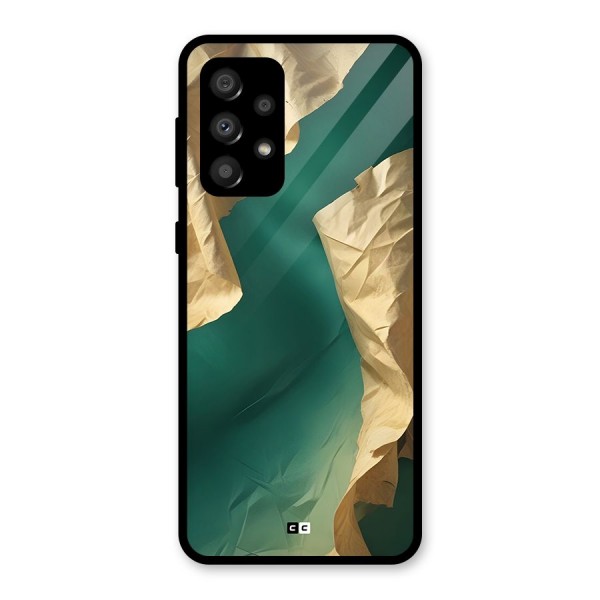 Cool Vintage Paper Glass Back Case for Galaxy A32