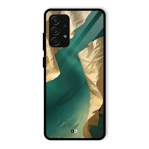 Cool Vintage Paper Glass Back Case for Galaxy A53 5G
