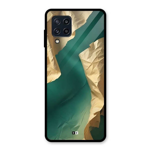 Cool Vintage Paper Glass Back Case for Galaxy M32