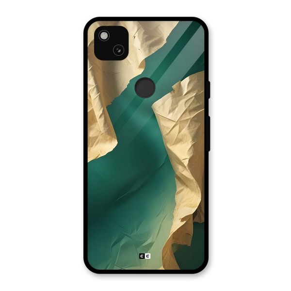 Cool Vintage Paper Glass Back Case for Google Pixel 4a