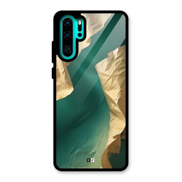 Cool Vintage Paper Glass Back Case for Huawei P30 Pro