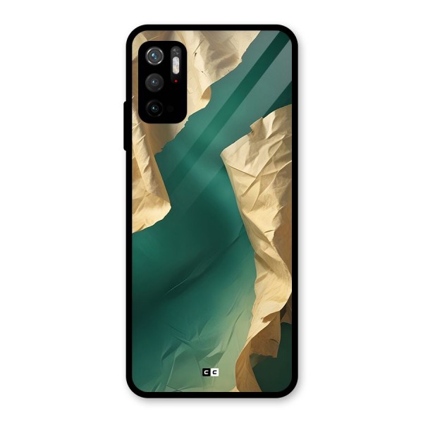 Cool Vintage Paper Glass Back Case for Poco M3 Pro 5G