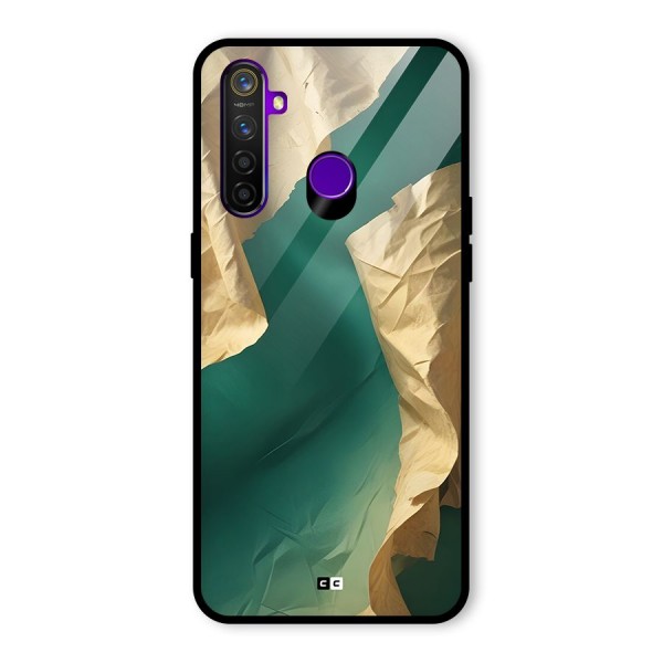 Cool Vintage Paper Glass Back Case for Realme 5 Pro
