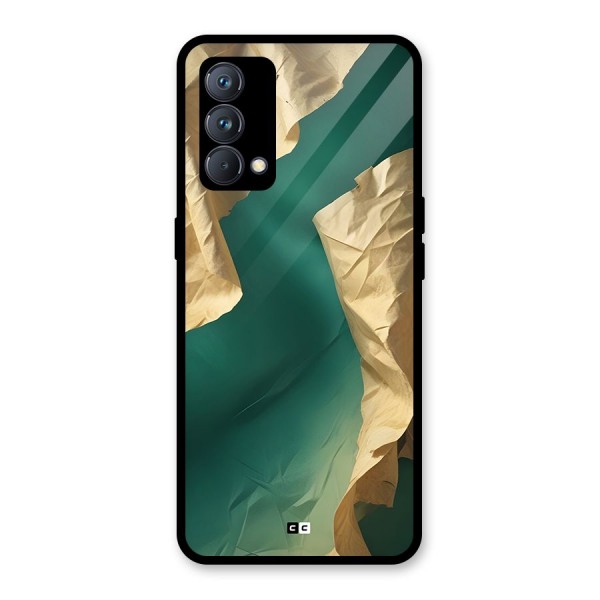 Cool Vintage Paper Glass Back Case for Realme GT Master Edition