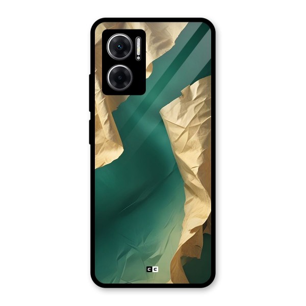 Cool Vintage Paper Glass Back Case for Redmi 11 Prime 5G