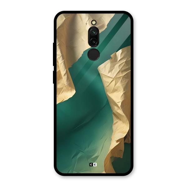Cool Vintage Paper Glass Back Case for Redmi 8