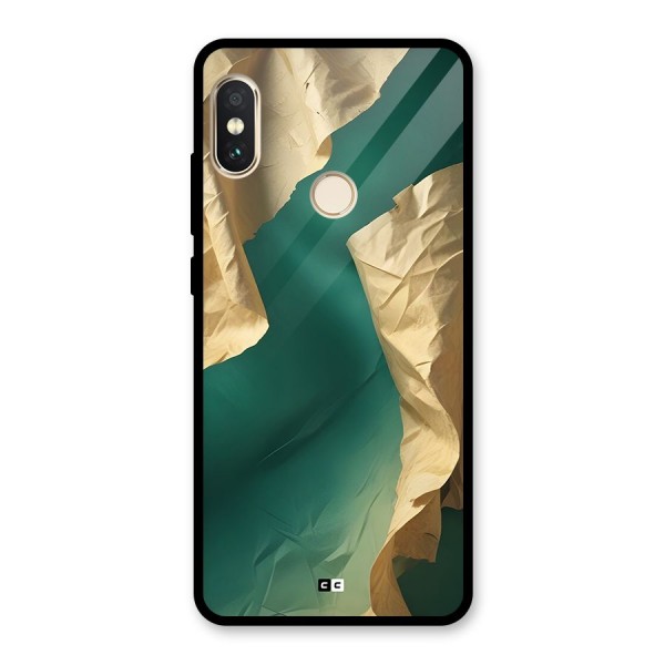 Cool Vintage Paper Glass Back Case for Redmi Note 5 Pro