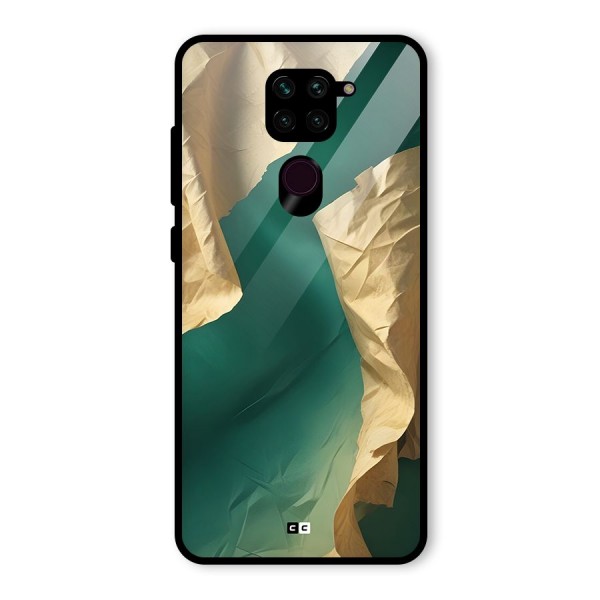 Cool Vintage Paper Glass Back Case for Redmi Note 9