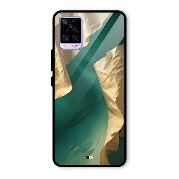 Cool Vintage Paper Glass Back Case for Vivo V20 Pro