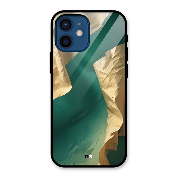 Cool Vintage Paper Glass Back Case for iPhone 12 Mini