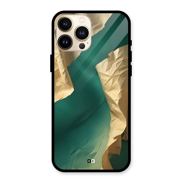 Cool Vintage Paper Glass Back Case for iPhone 13 Pro Max