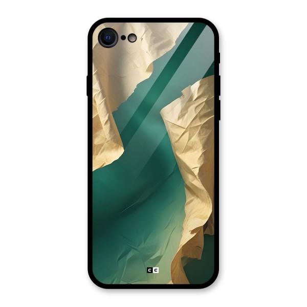 Cool Vintage Paper Glass Back Case for iPhone SE 2022