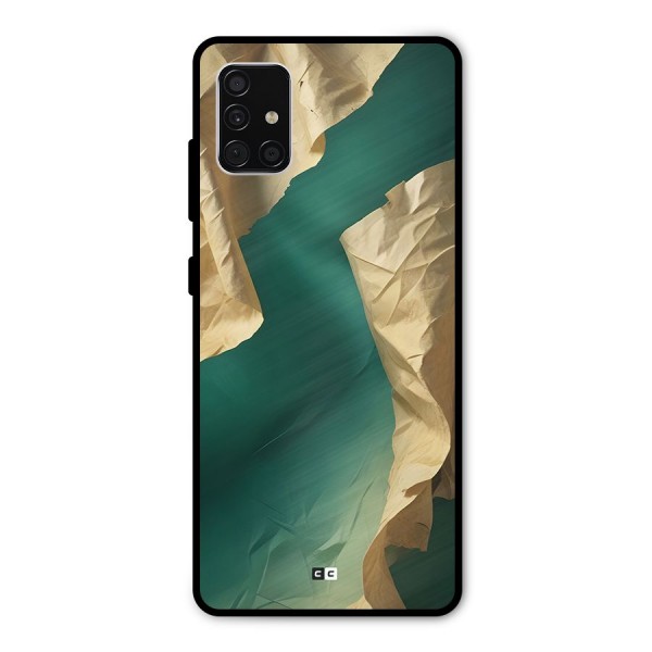 Cool Vintage Paper Metal Back Case for Galaxy A51