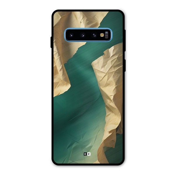 Cool Vintage Paper Metal Back Case for Galaxy S10