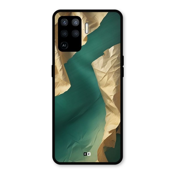 Cool Vintage Paper Metal Back Case for Oppo F19 Pro