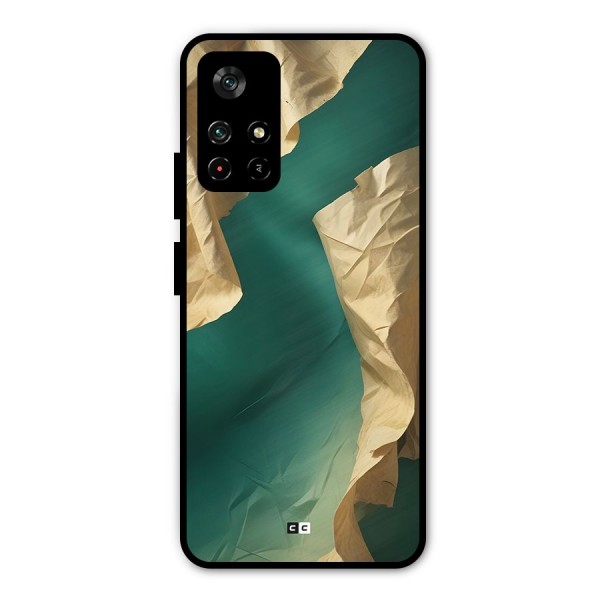 Cool Vintage Paper Metal Back Case for Poco M4 Pro 5G