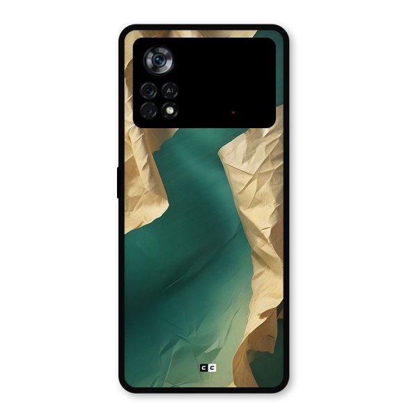 Cool Vintage Paper Metal Back Case for Poco X4 Pro 5G