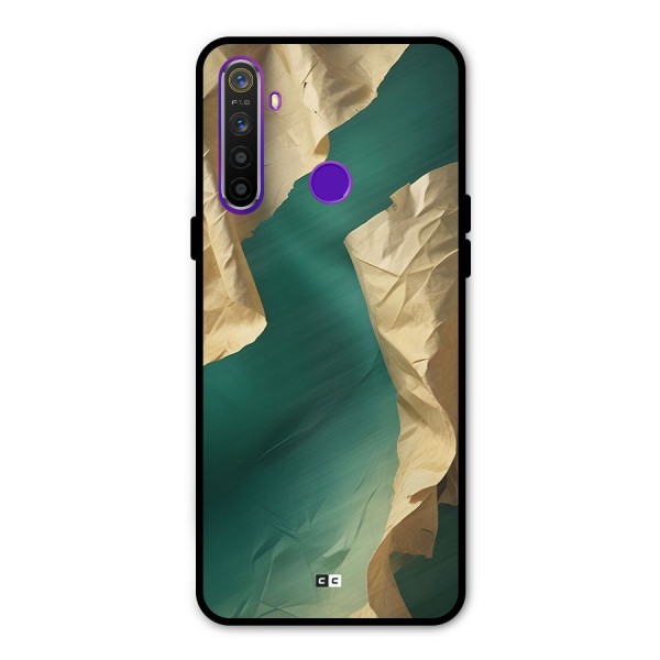 Cool Vintage Paper Metal Back Case for Realme 5