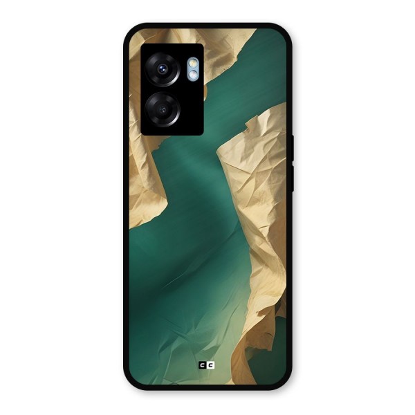 Cool Vintage Paper Metal Back Case for Realme Narzo 50 5G