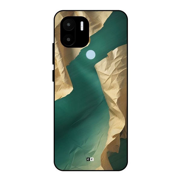 Cool Vintage Paper Metal Back Case for Redmi A1 Plus