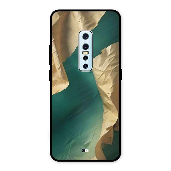 Cool Vintage Paper Metal Back Case for Vivo V17 Pro