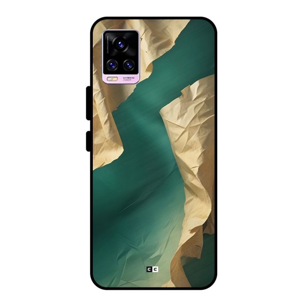 Cool Vintage Paper Metal Back Case for Vivo V20 Pro