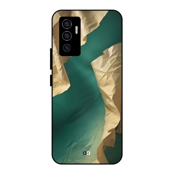 Cool Vintage Paper Metal Back Case for Vivo V23e
