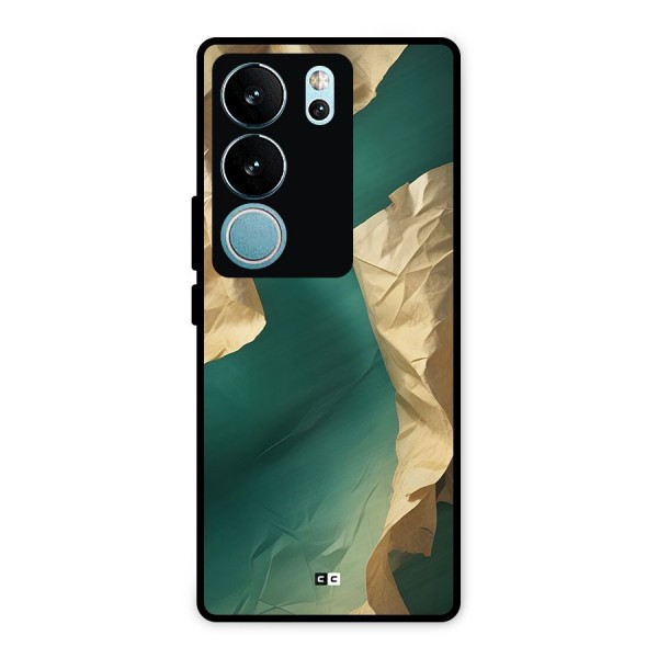 Cool Vintage Paper Metal Back Case for Vivo V29