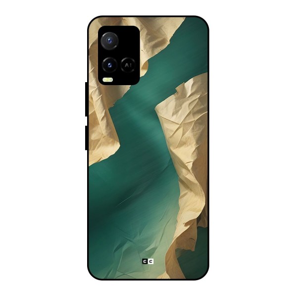 Cool Vintage Paper Metal Back Case for Vivo Y21T