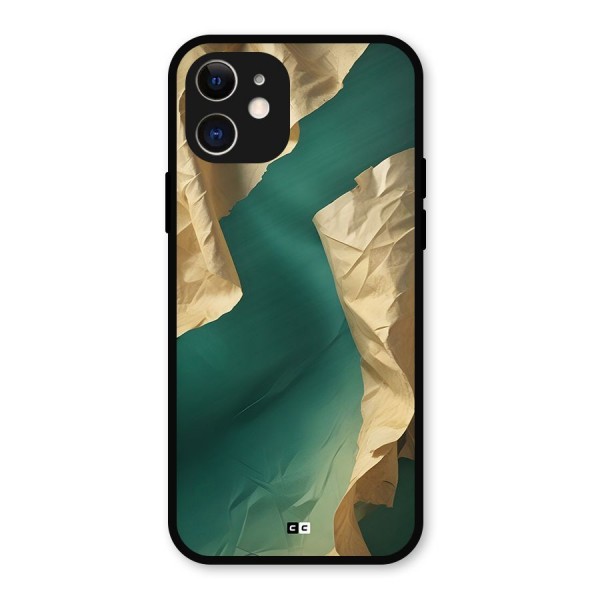 Cool Vintage Paper Metal Back Case for iPhone 12