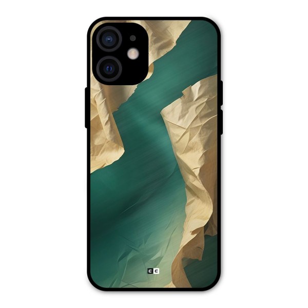 Cool Vintage Paper Metal Back Case for iPhone 12 Mini